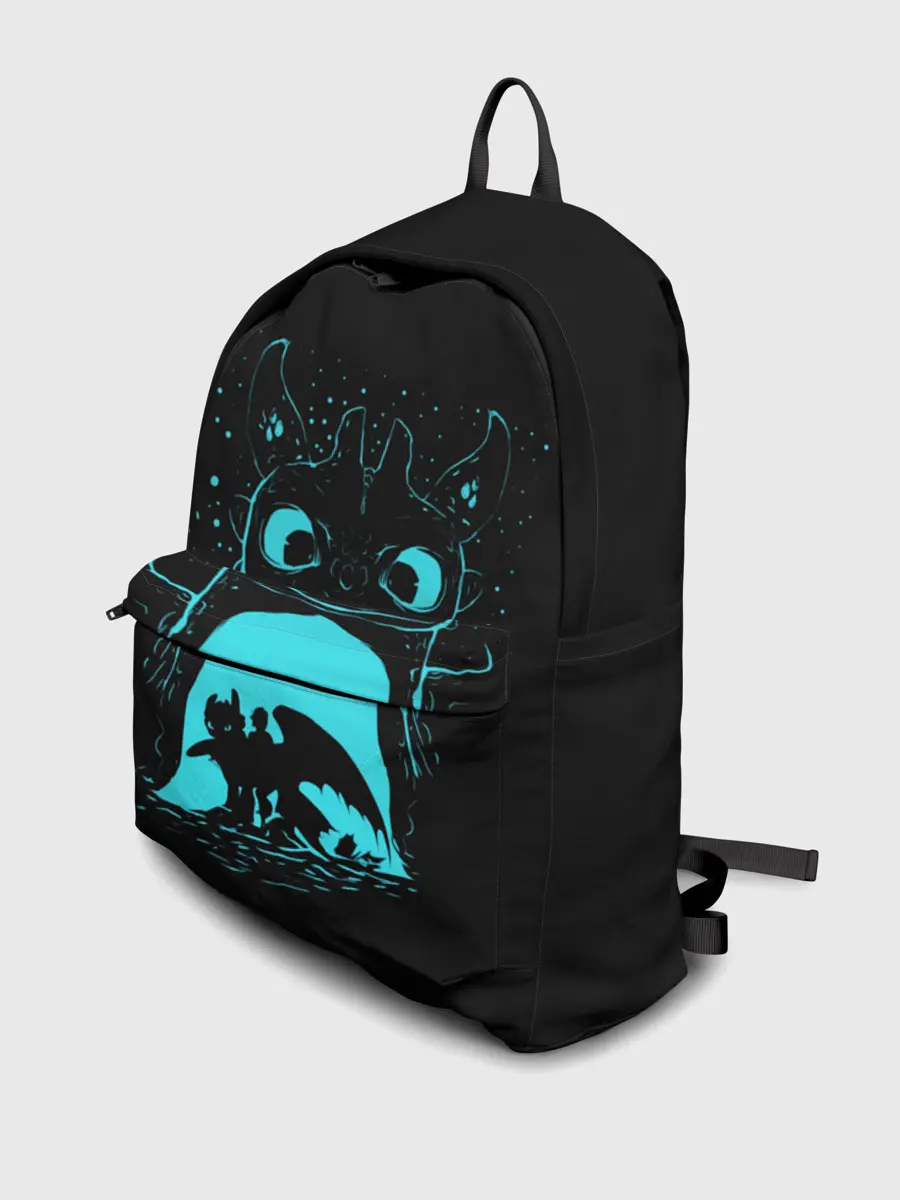 Рюкзак джинсовый / Как приручить дракона