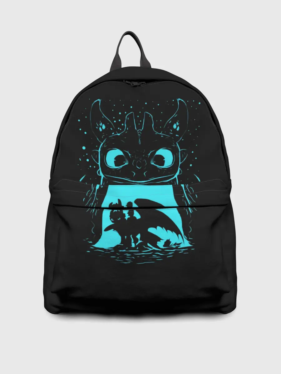 Рюкзак джинсовый / Как приручить дракона