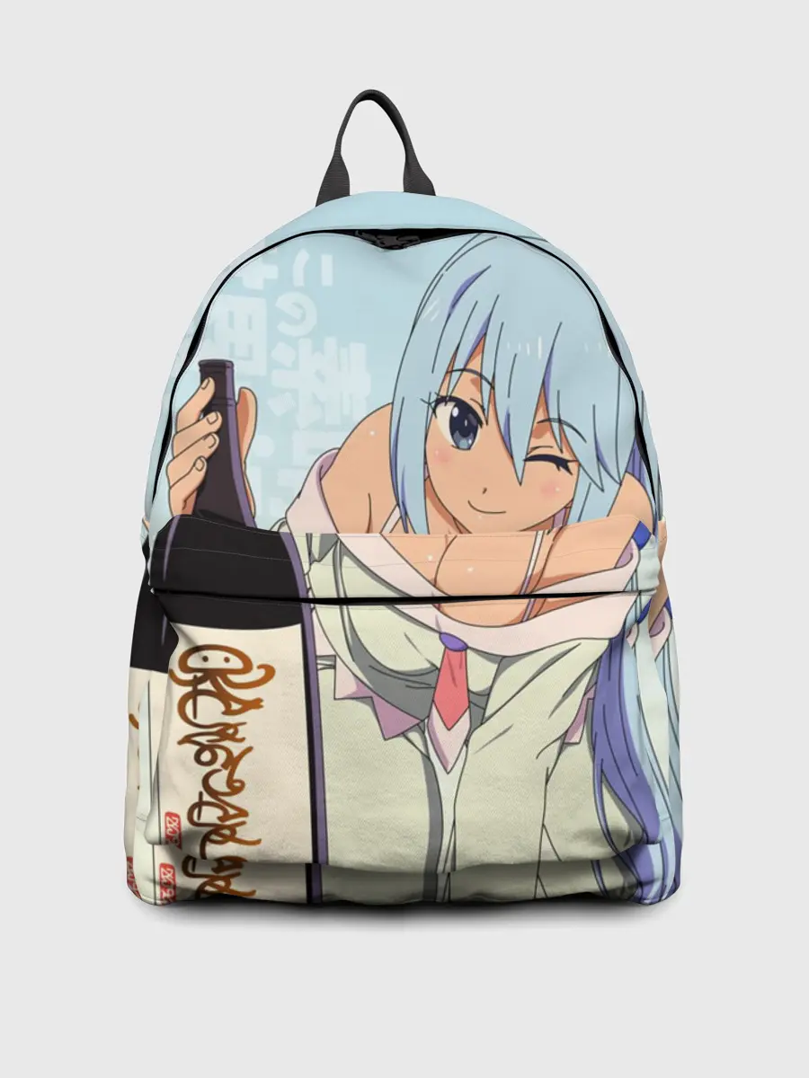 Рюкзак джинсовый / KonoSuba бутылка