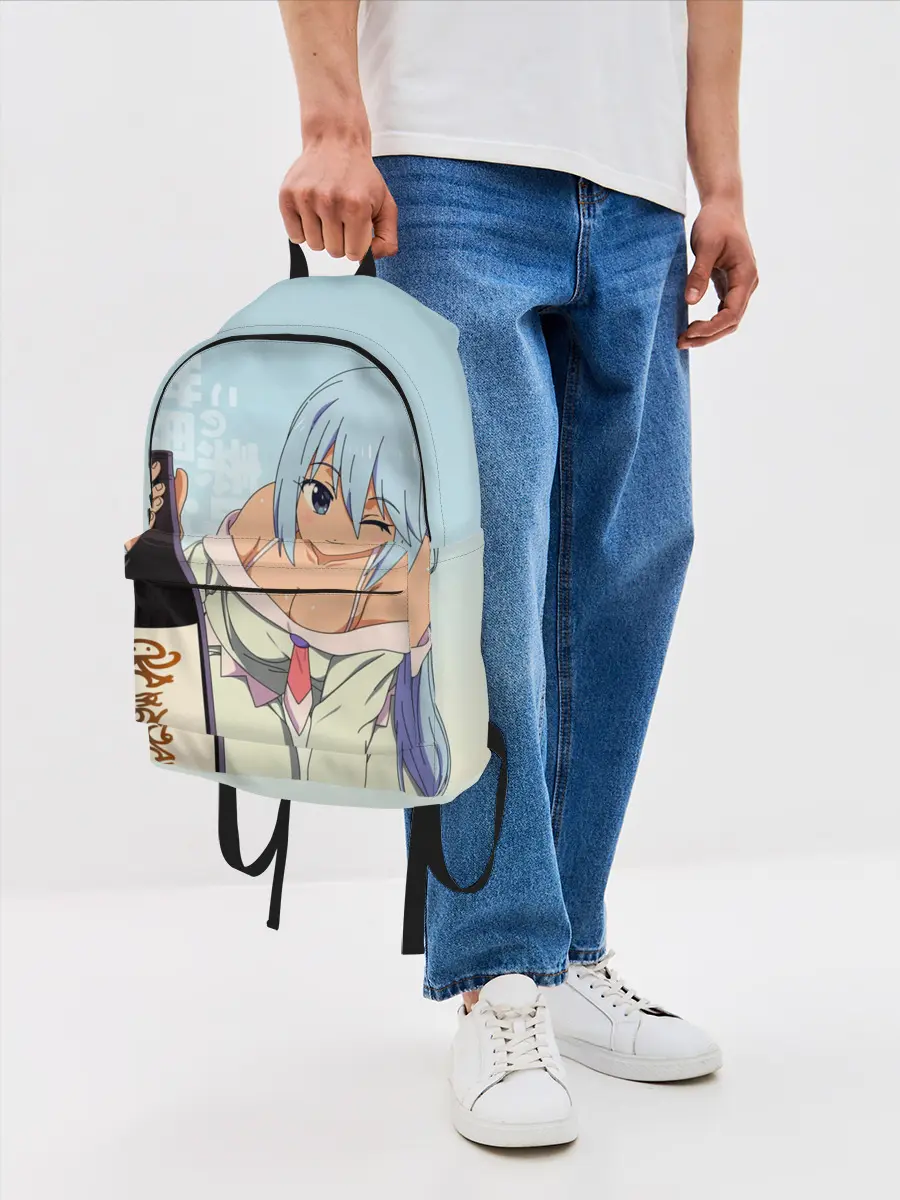 Рюкзак джинсовый / KonoSuba бутылка