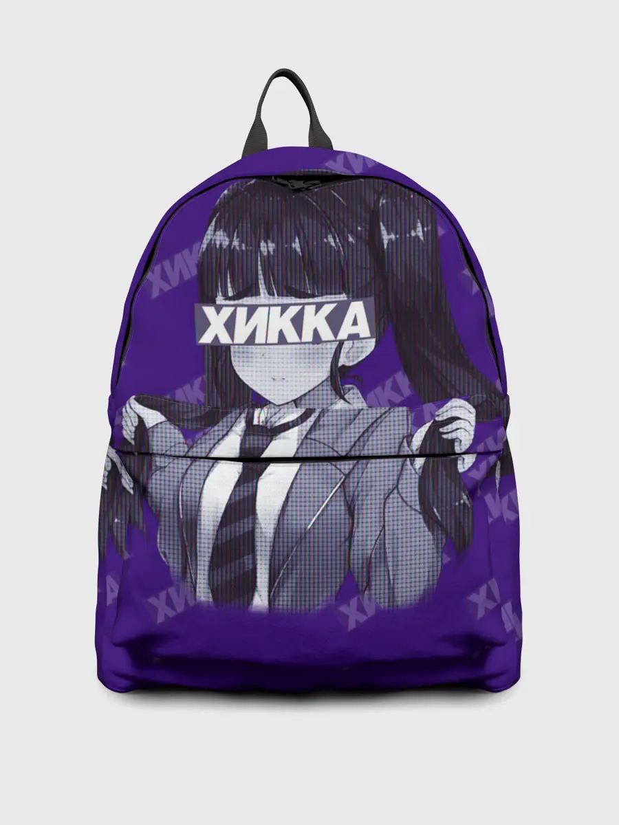 Рюкзак джинсовый / Аниме-тян и Хикка на глазах