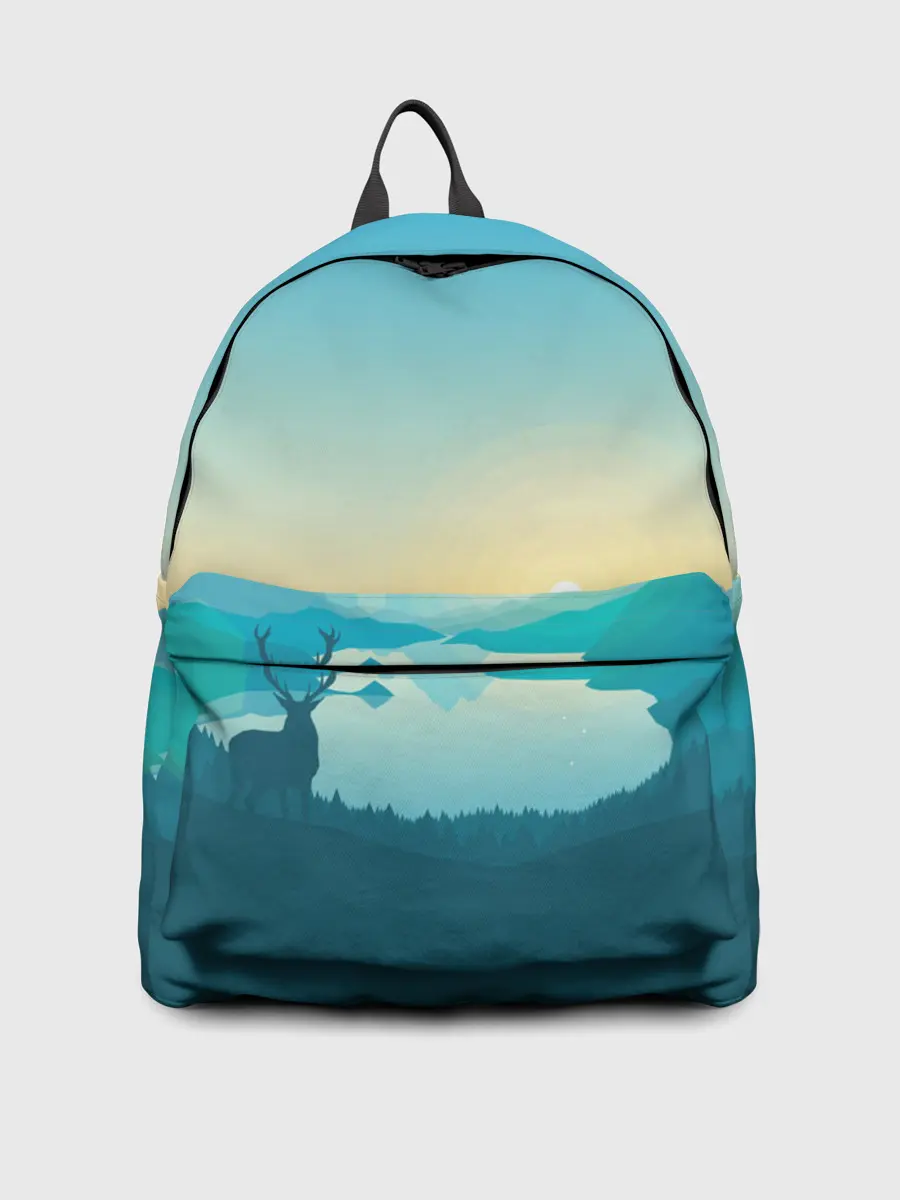 Рюкзак джинсовый / Векторная природа