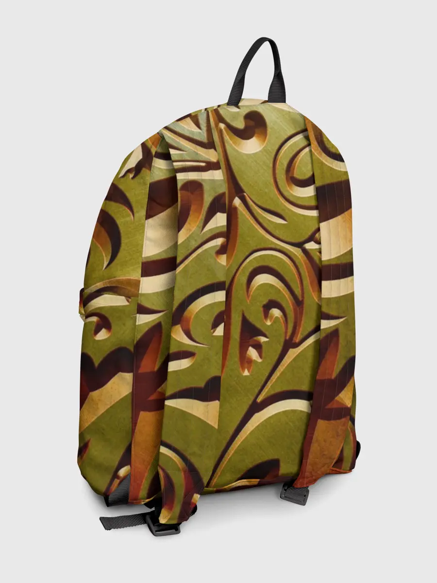 Рюкзак джинсовый / Вырез по дереву