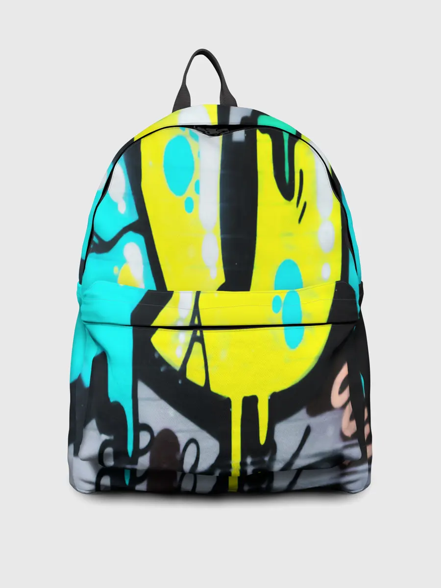 Рюкзак джинсовый / Кислотный арт
