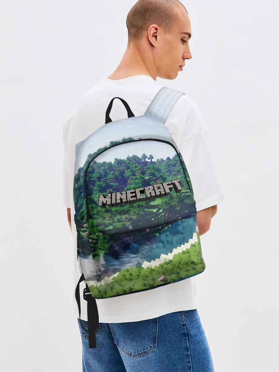 Рюкзак джинсовый / Minecraft