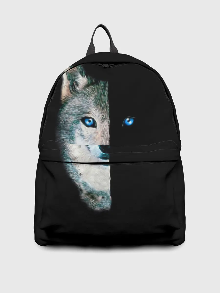 Рюкзак джинсовый / Волк