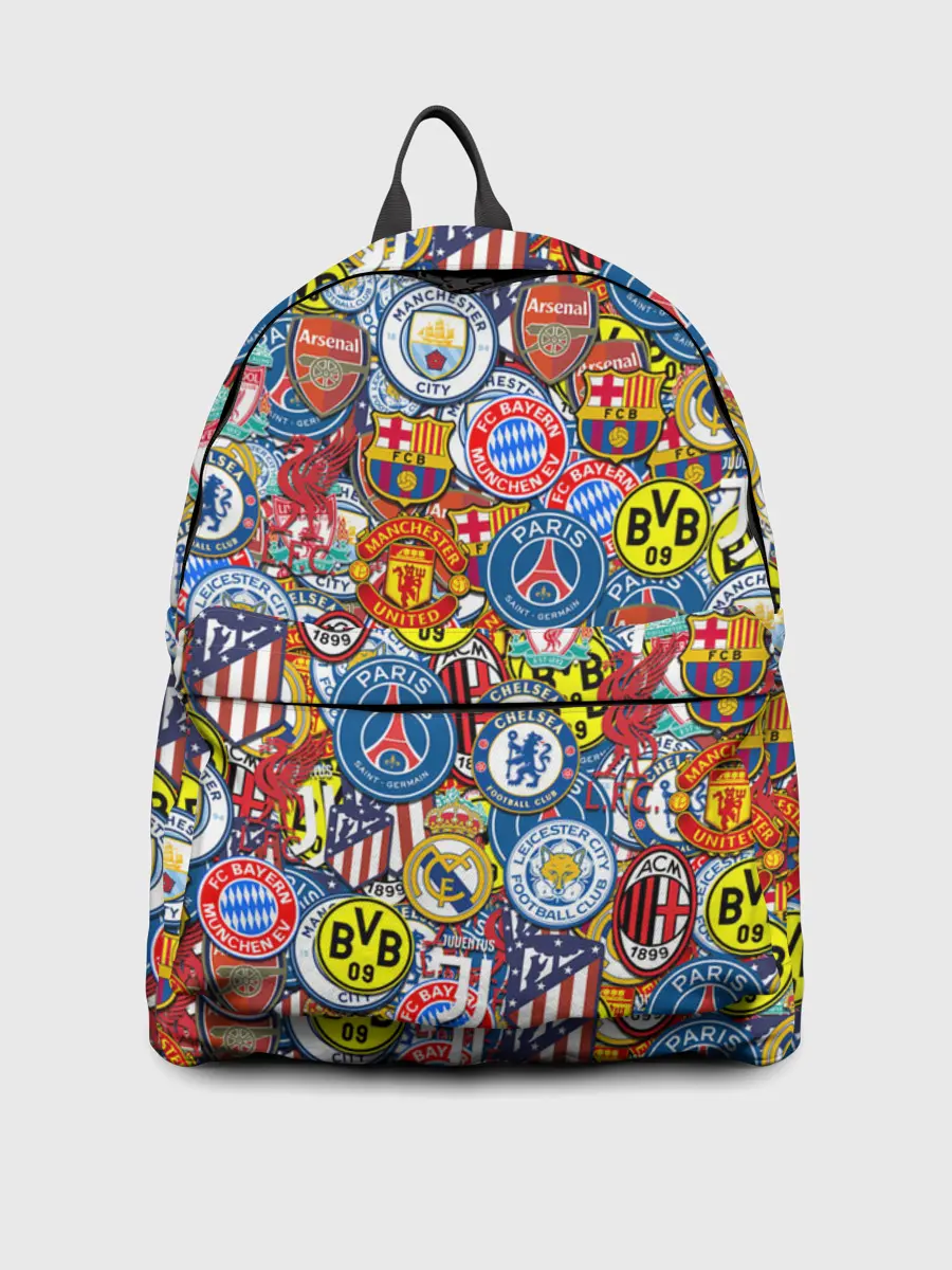 Рюкзак джинсовый / ЛОГОТИПЫ ФУТБОЛЬНЫХ КОМАНД