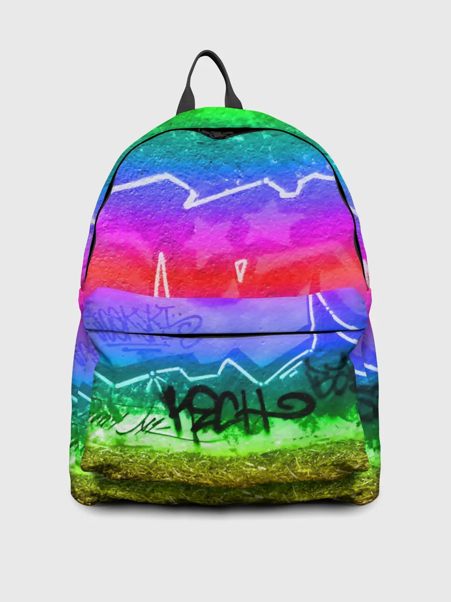 Рюкзак джинсовый / GRAFFITI NEON