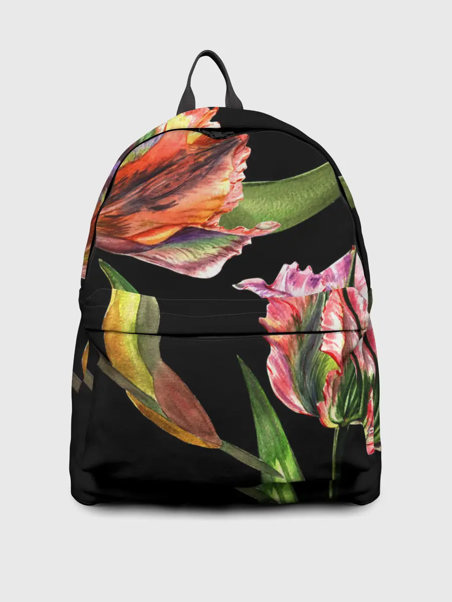 Рюкзак джинсовый / Тюльпан