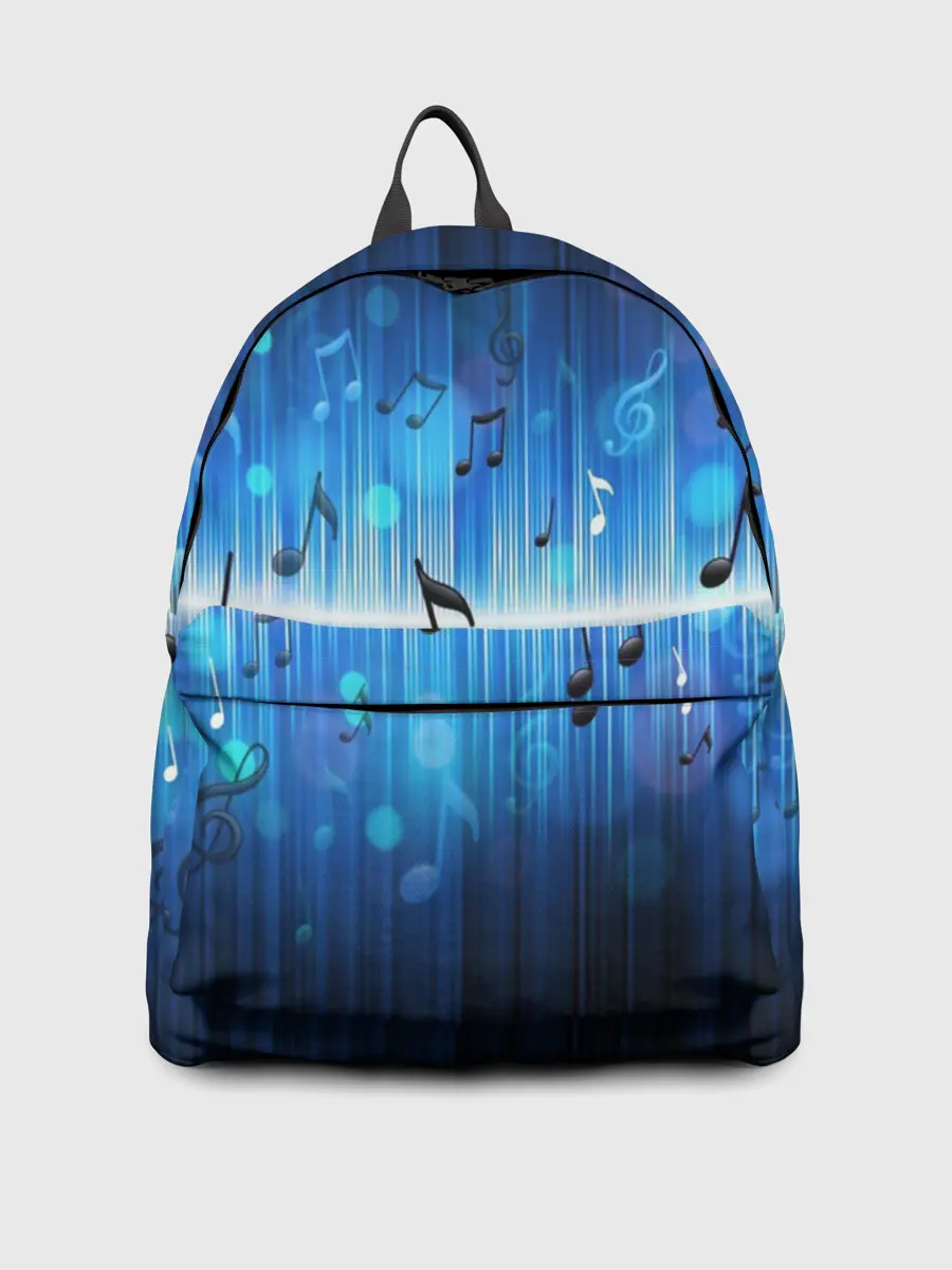 Рюкзак джинсовый / Абстракция музыка