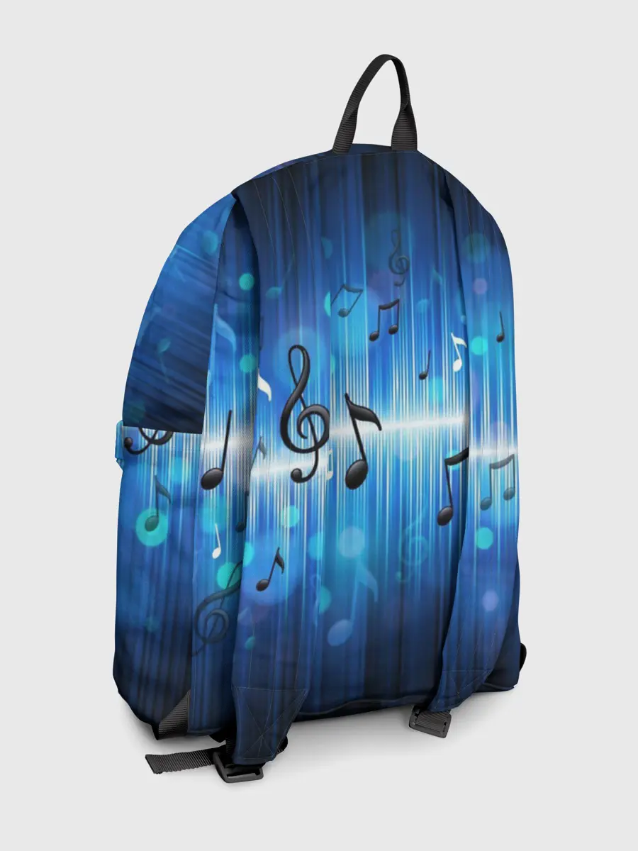 Рюкзак джинсовый / Абстракция музыка