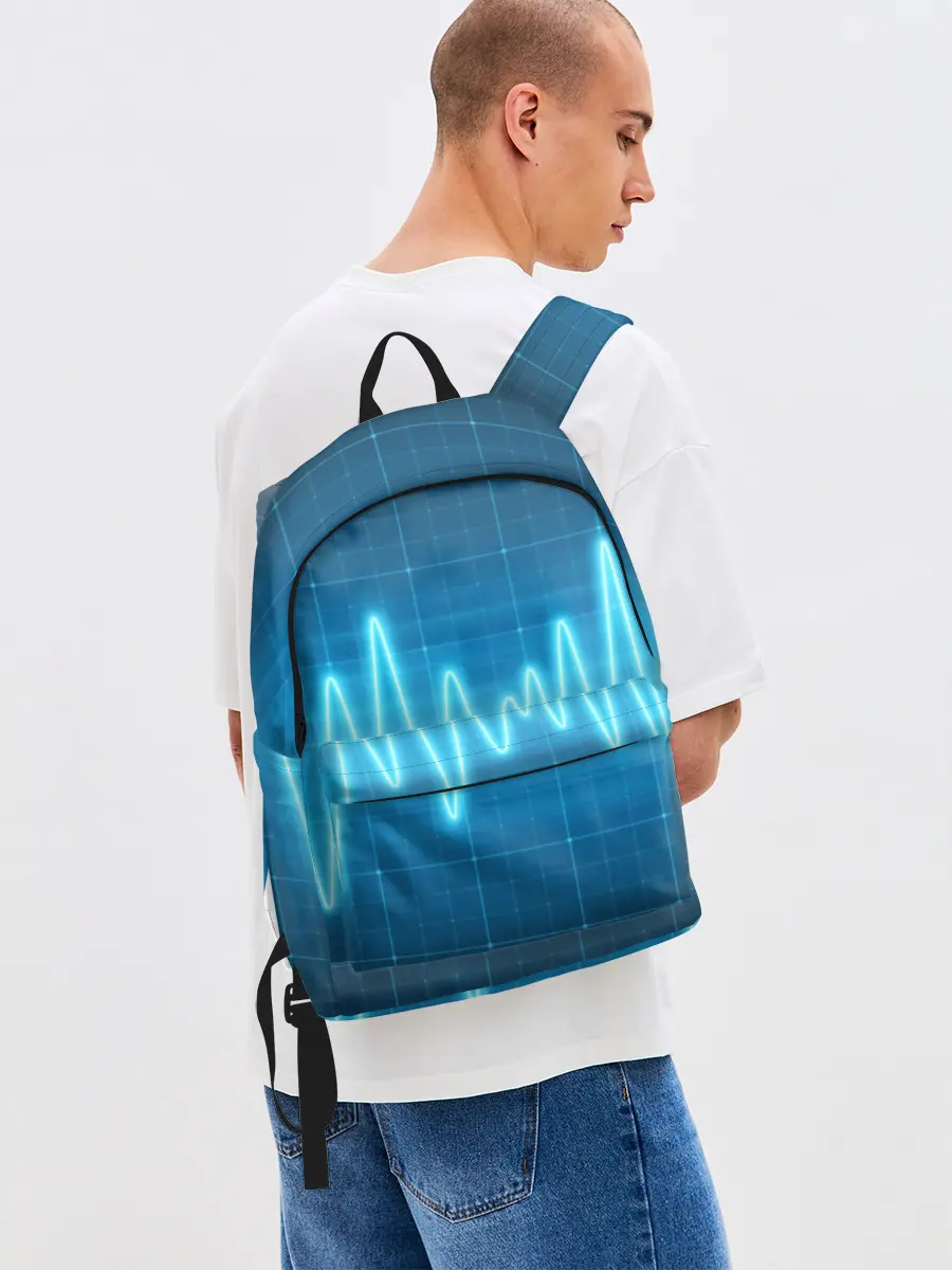 Рюкзак джинсовый / music line