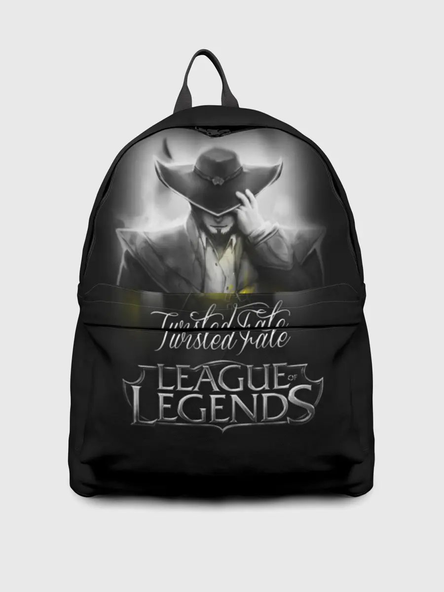 Рюкзак джинсовый / League of Legends,Twisted Fate