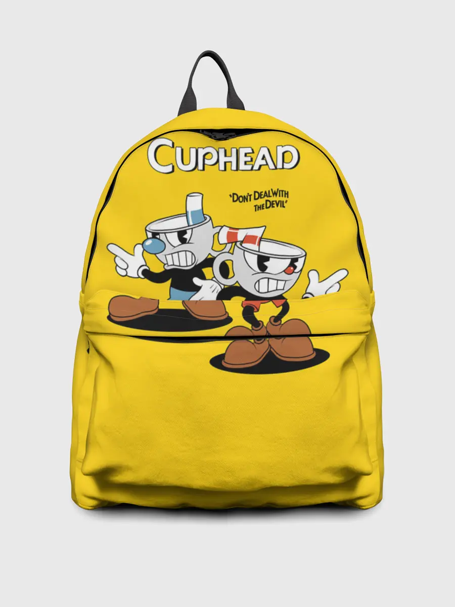 Рюкзак джинсовый / Cuphead