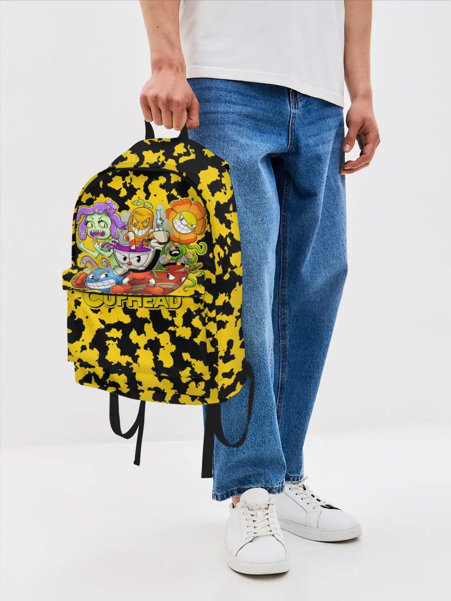 Рюкзак джинсовый / Cuphead