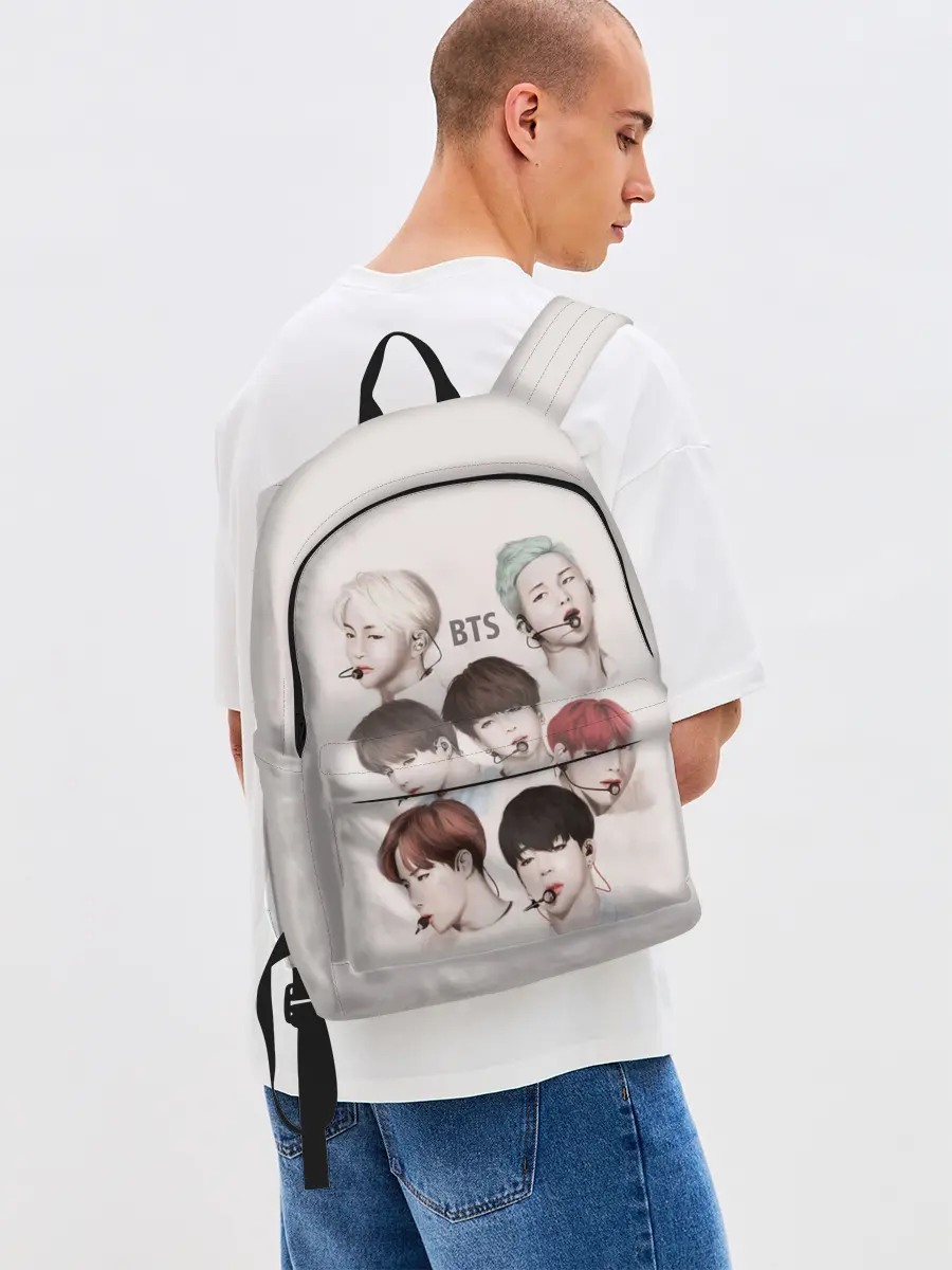 Рюкзак джинсовый / BTS