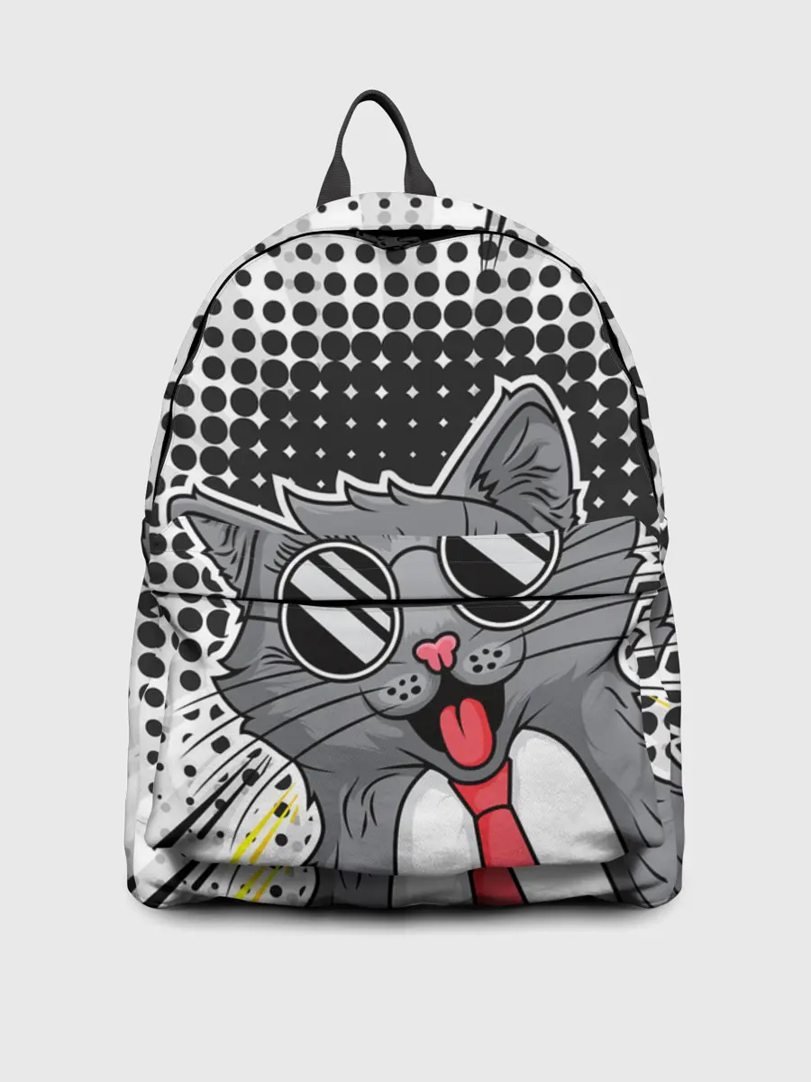 Рюкзак джинсовый / Кот