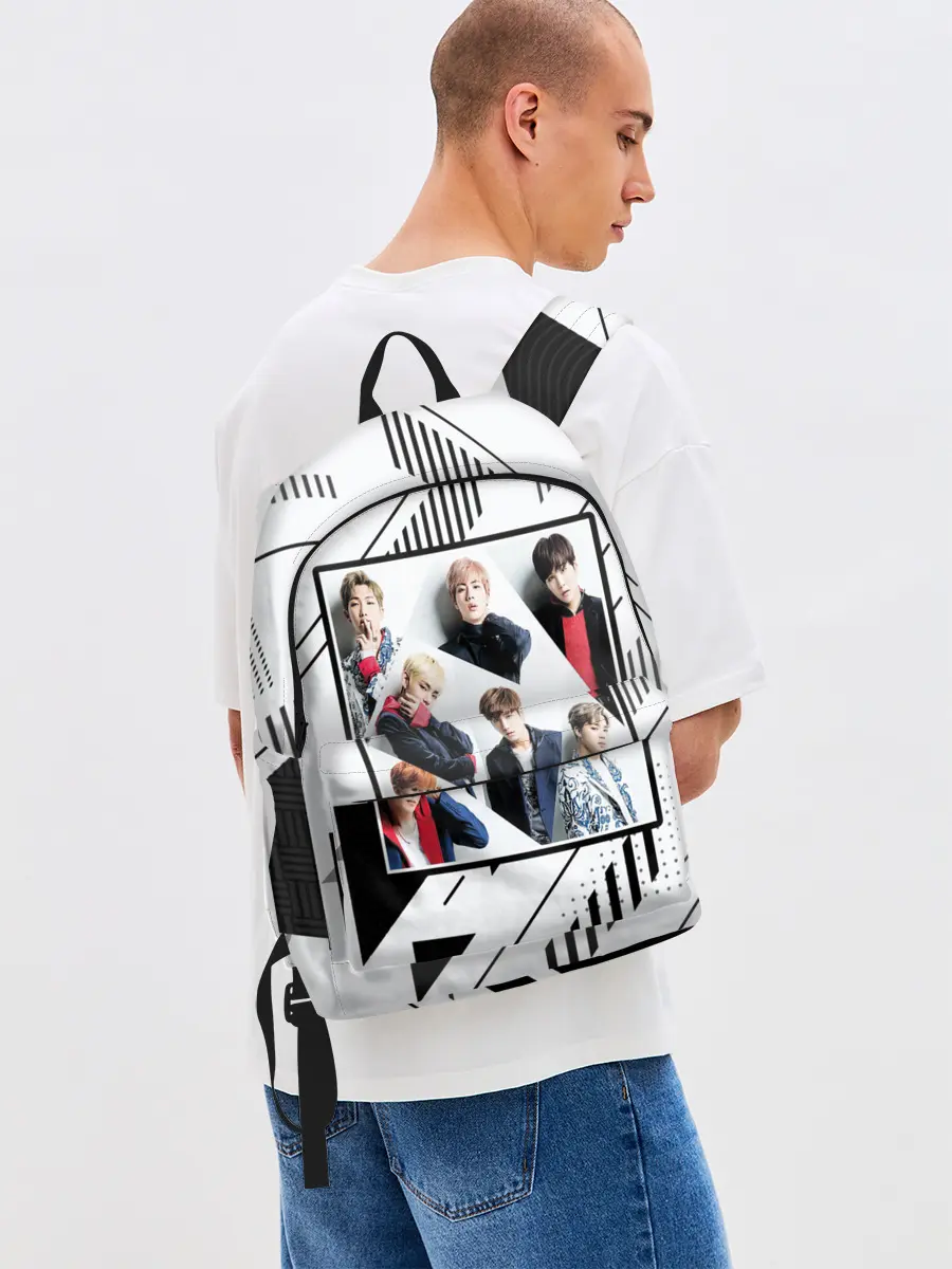 Рюкзак джинсовый / BTS