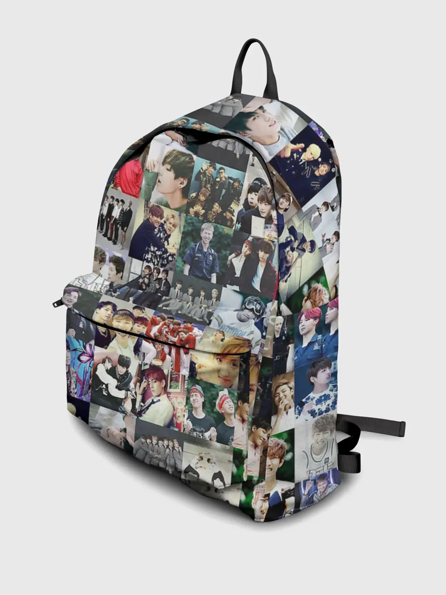 Рюкзак джинсовый / BTS Collage
