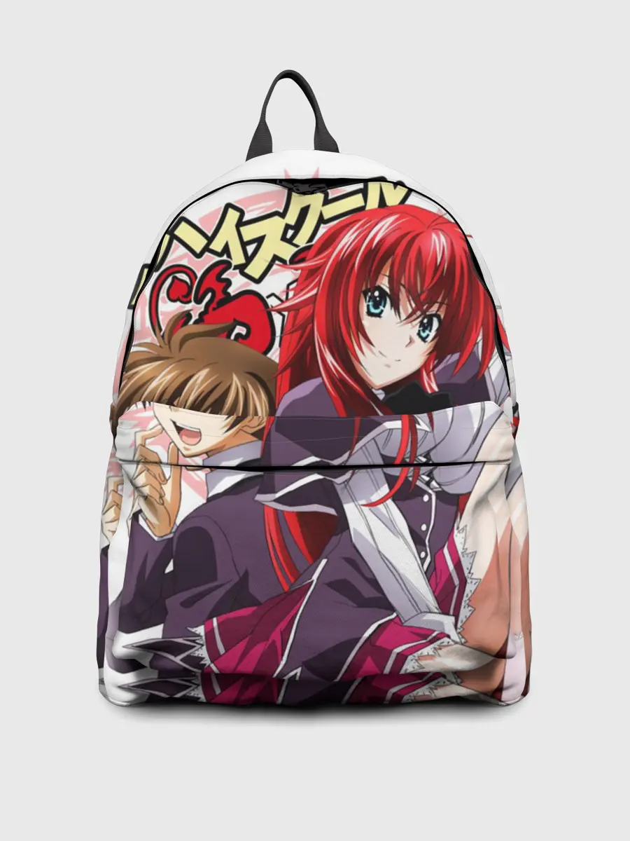 Рюкзак джинсовый / Старшая школа аниме