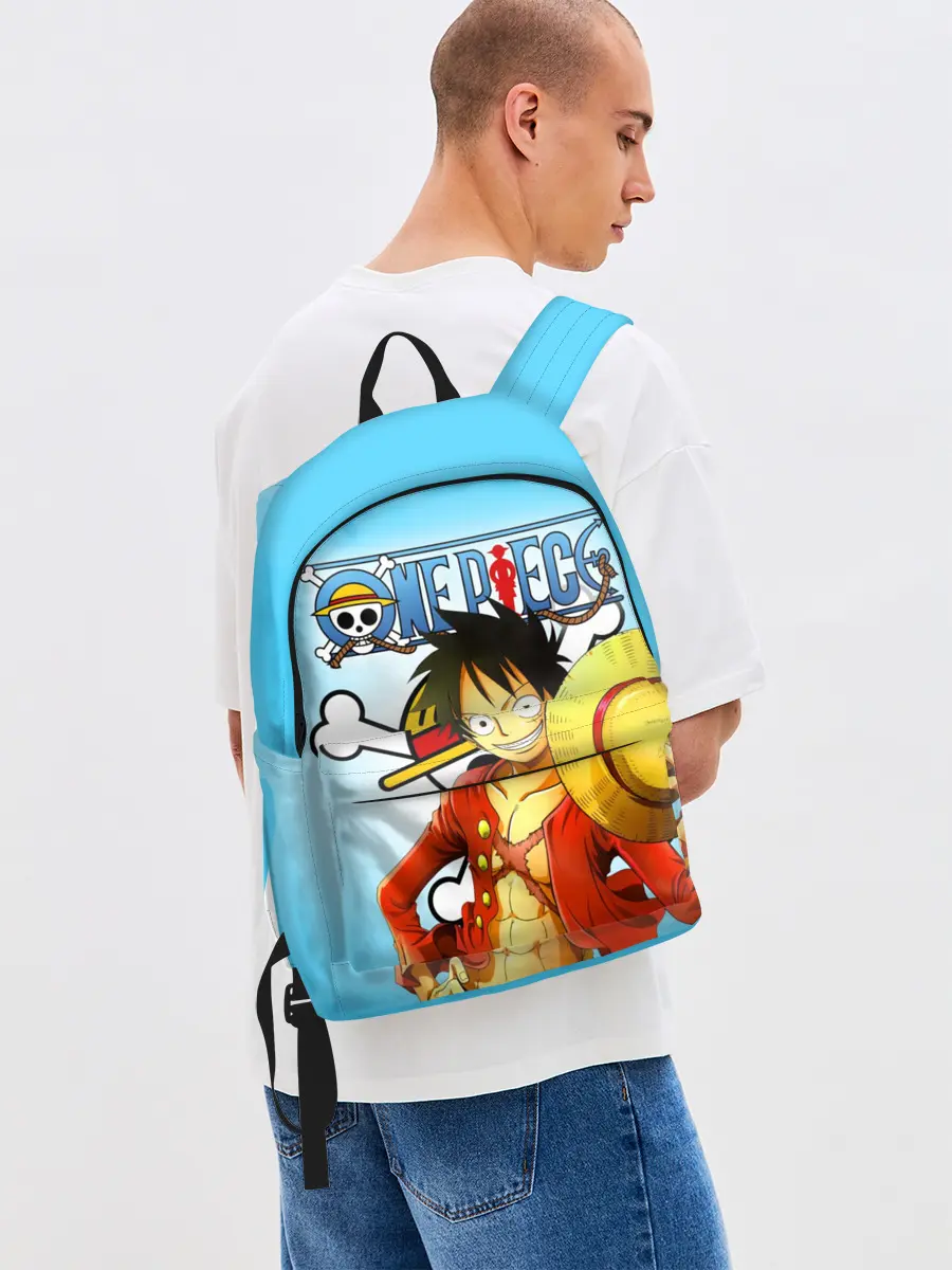 Рюкзак джинсовый / One Piece шляпа