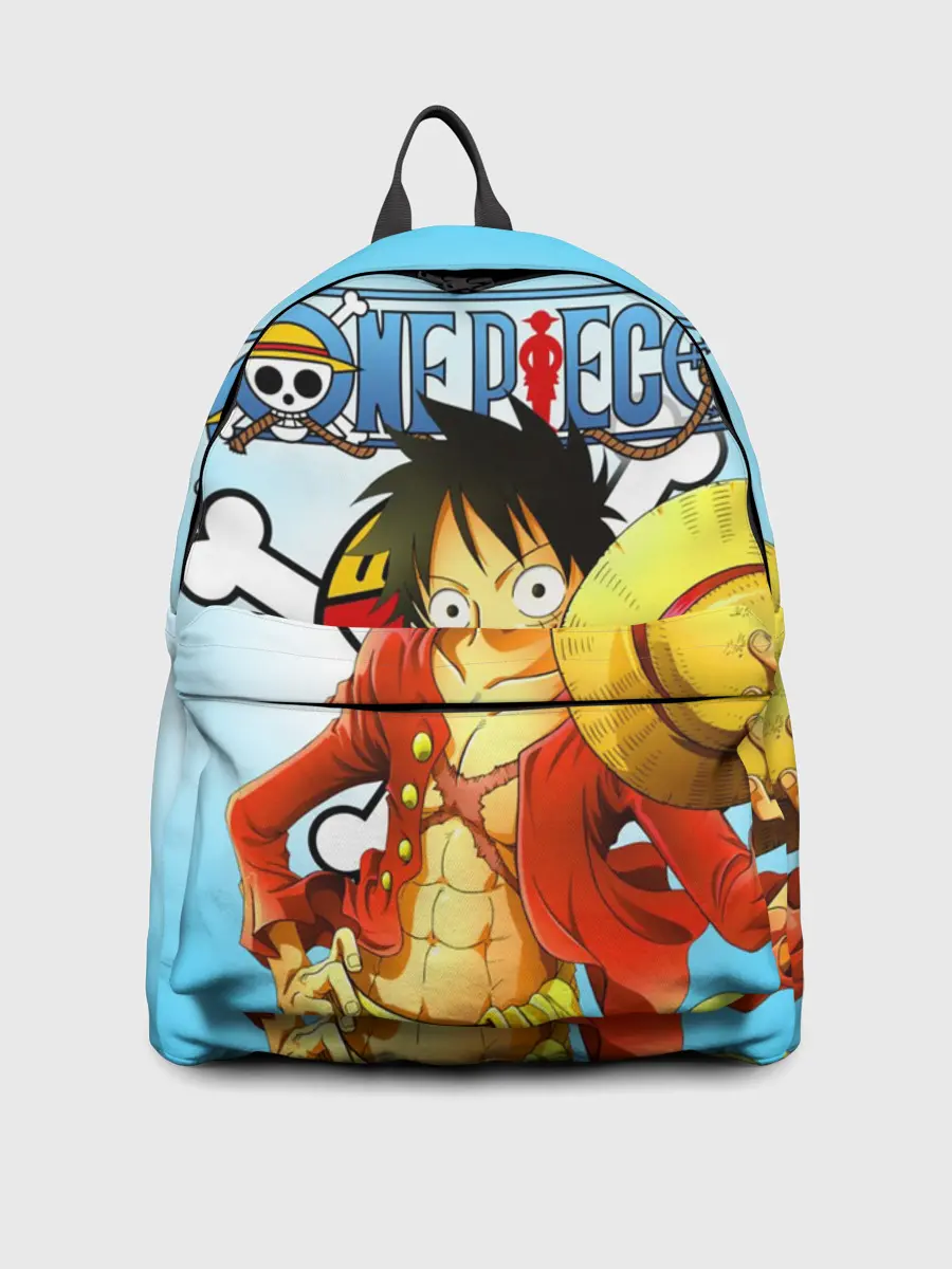Рюкзак джинсовый / One Piece шляпа