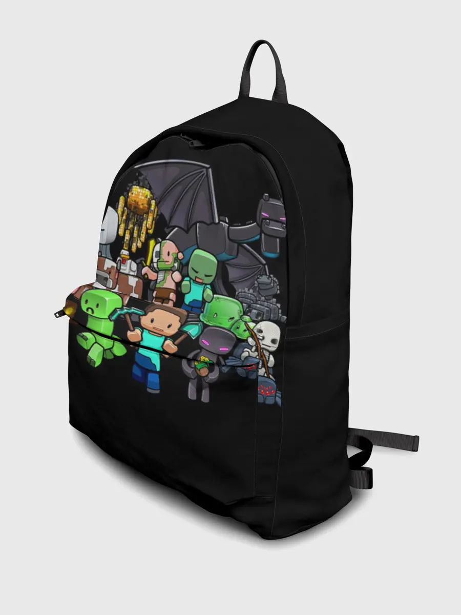 Рюкзак джинсовый / Майнкрафт