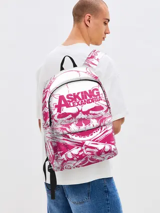 Рюкзак джинсовый / Asking Alexandria