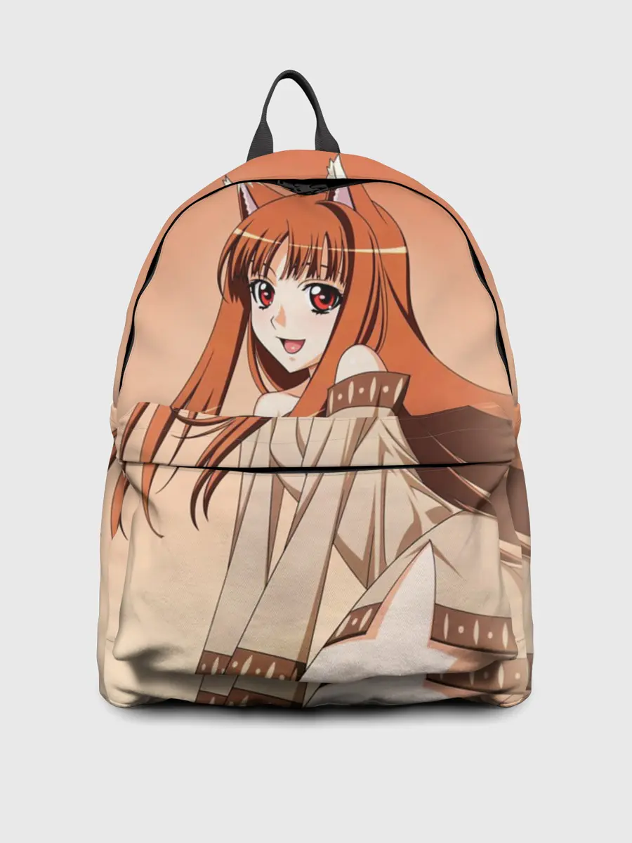 Рюкзак джинсовый / Милая аниме девочка-оборотень