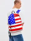 Рюкзак джинсовый / АМЕРИКАНСКИЙ ФЛАГ