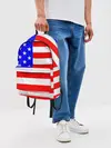Рюкзак джинсовый / АМЕРИКАНСКИЙ ФЛАГ