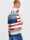 Рюкзак джинсовый / Америка Флаг