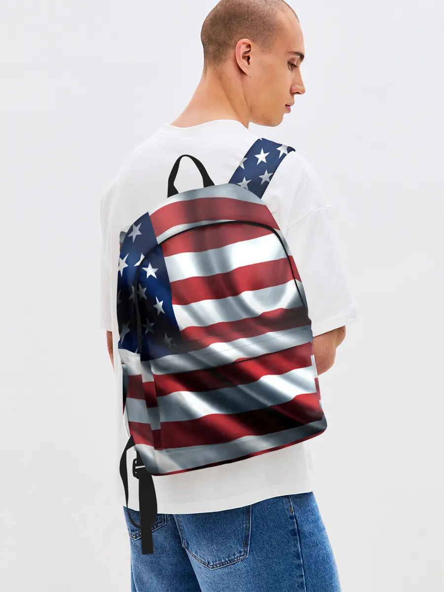 Рюкзак джинсовый / Символика Америки