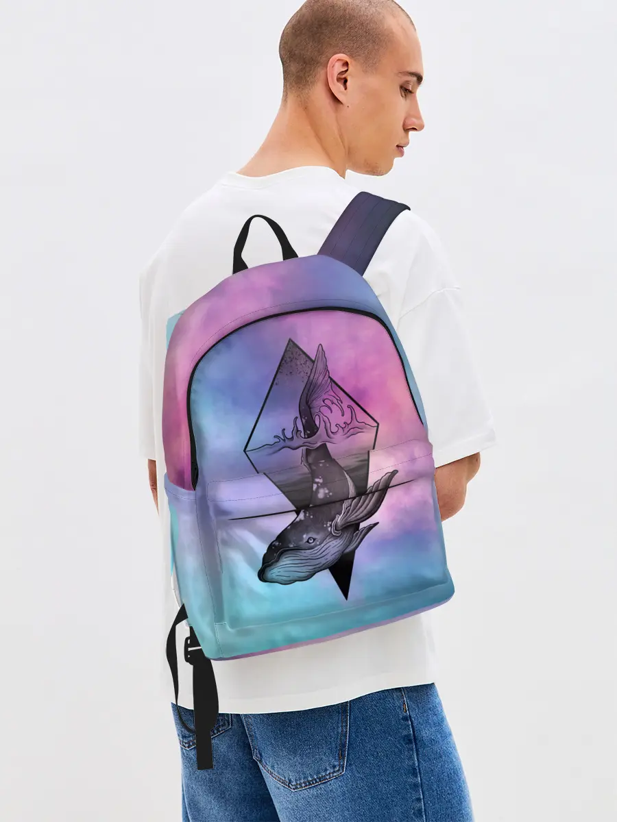 Рюкзак джинсовый / космос