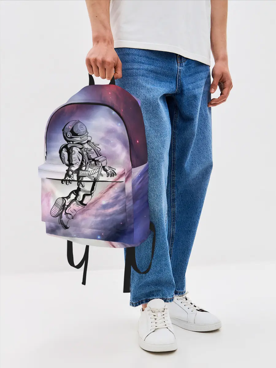 Рюкзак джинсовый / космос