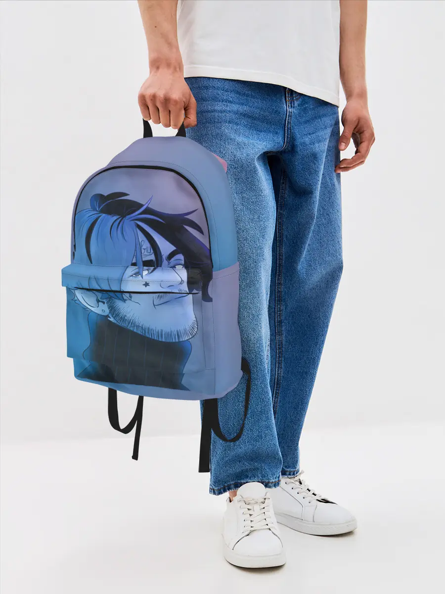 Рюкзак джинсовый / Lil Peep Colors