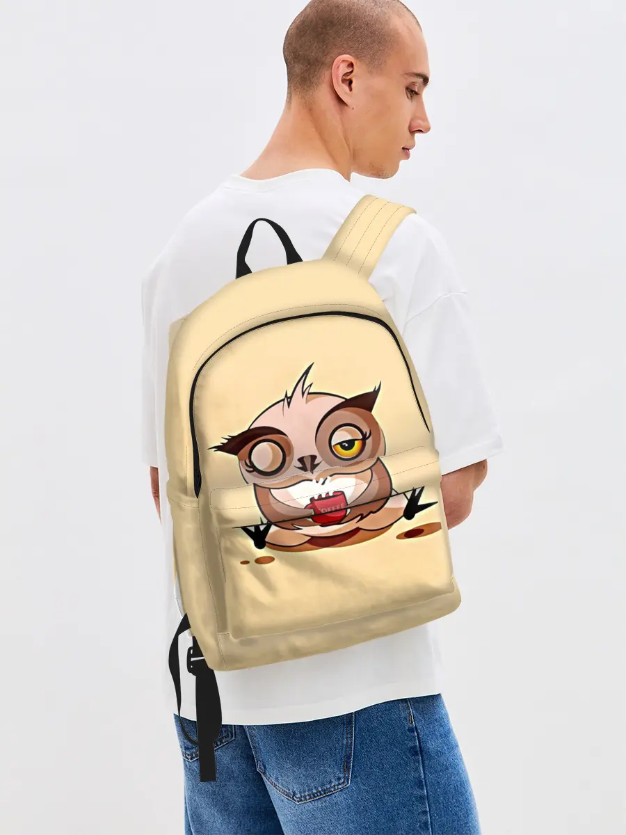 Рюкзак джинсовый / Сова Кофеман