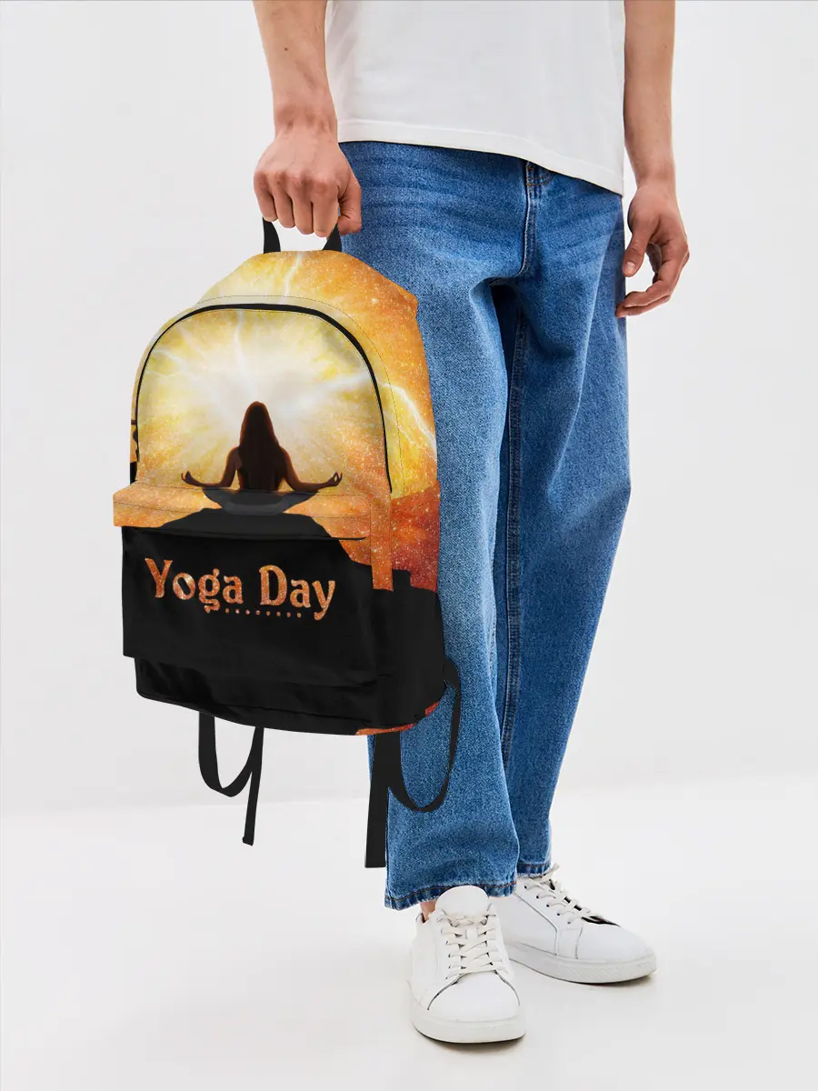 Рюкзак джинсовый / International Yoga Day