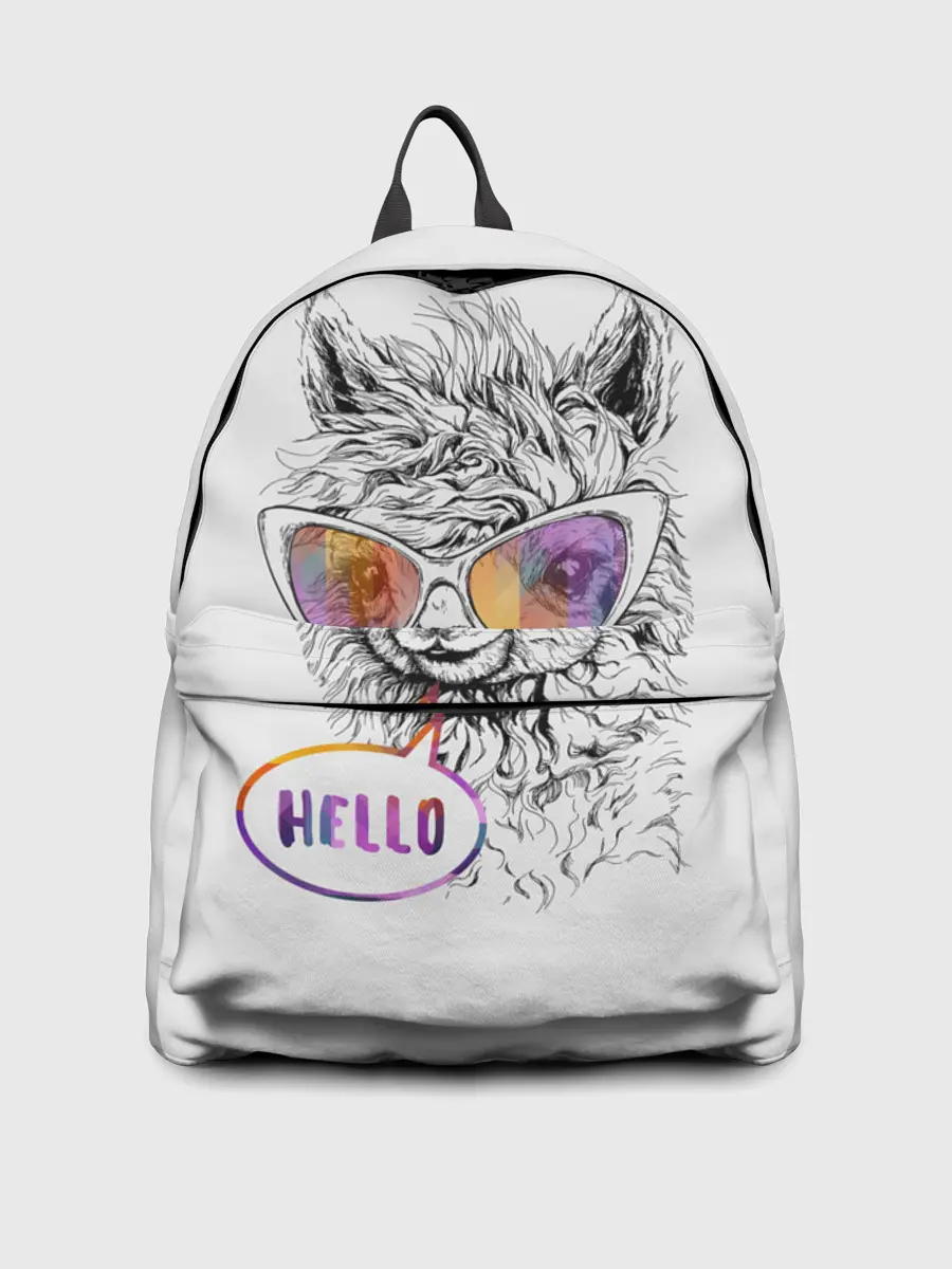 Рюкзак джинсовый / Лама