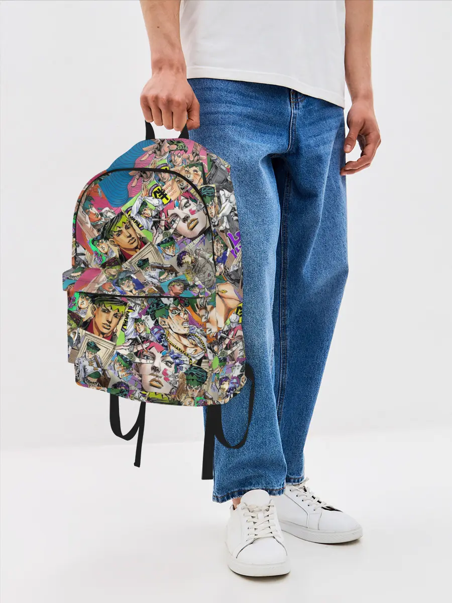 Рюкзак джинсовый / JoJo Bizarre Adventure