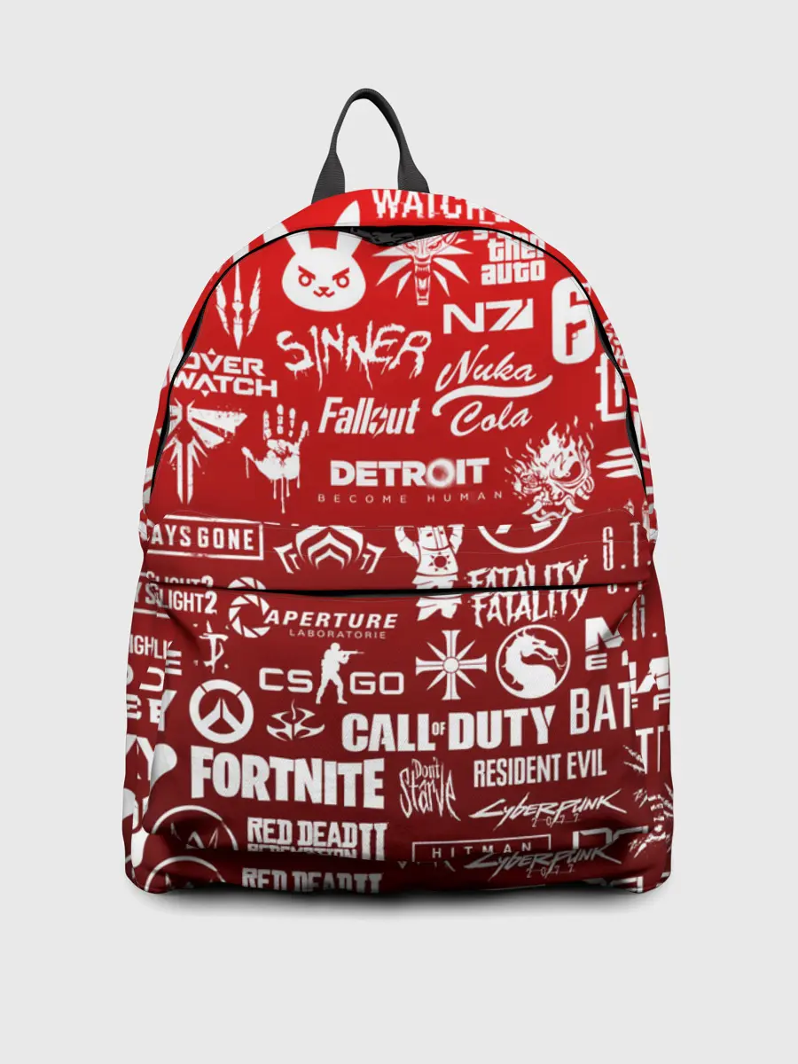 Рюкзак джинсовый / ЛОГОТИПЫ ИГР