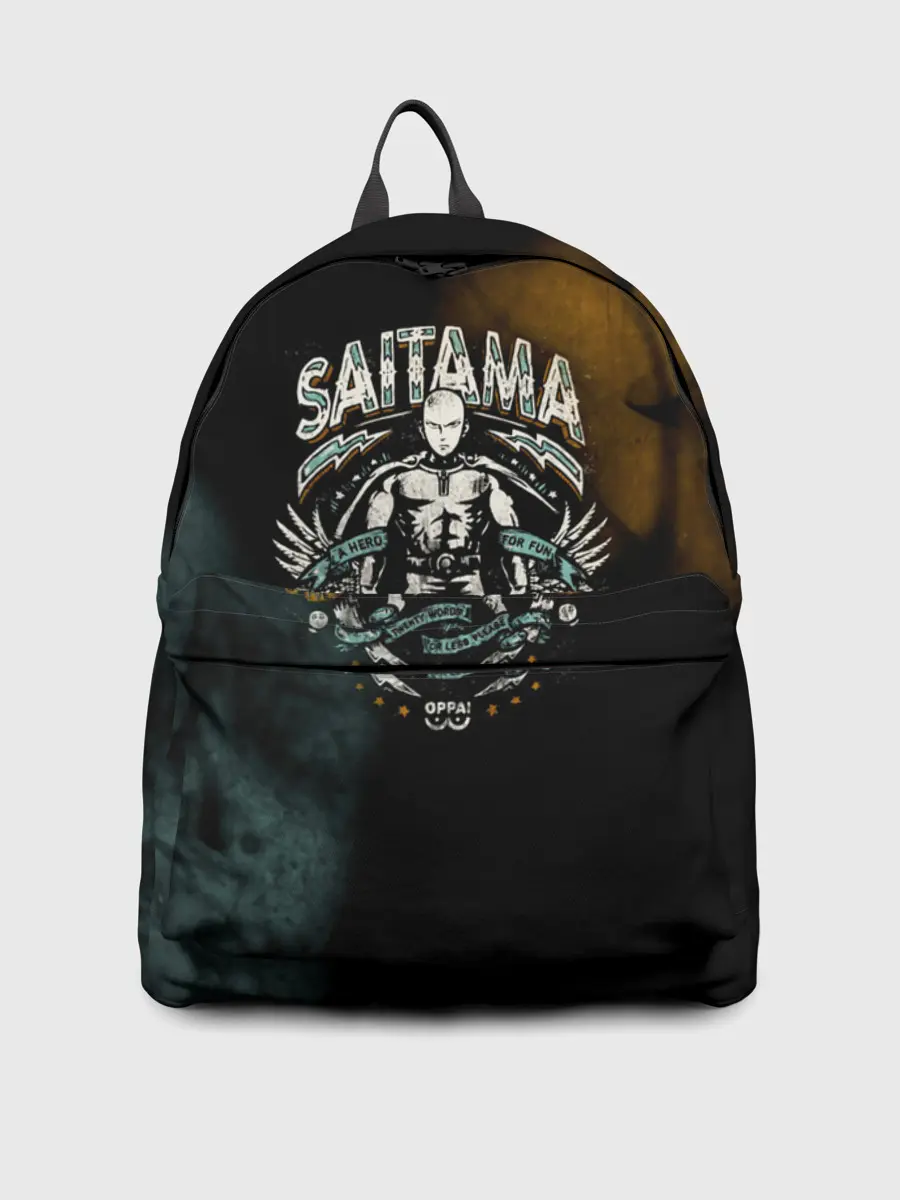 Рюкзак джинсовый / Сайтама в полный рост