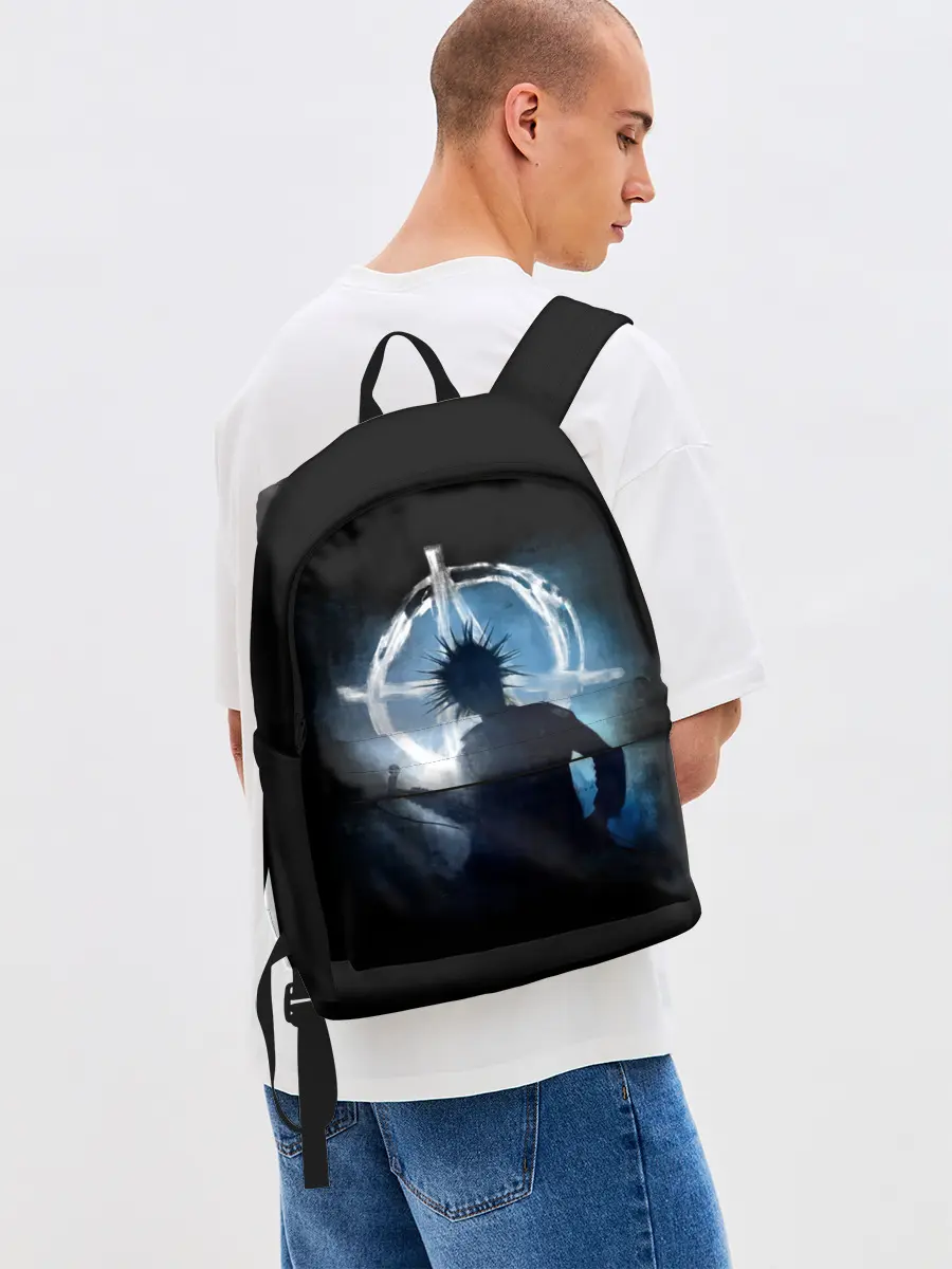 Рюкзак джинсовый / Горшок