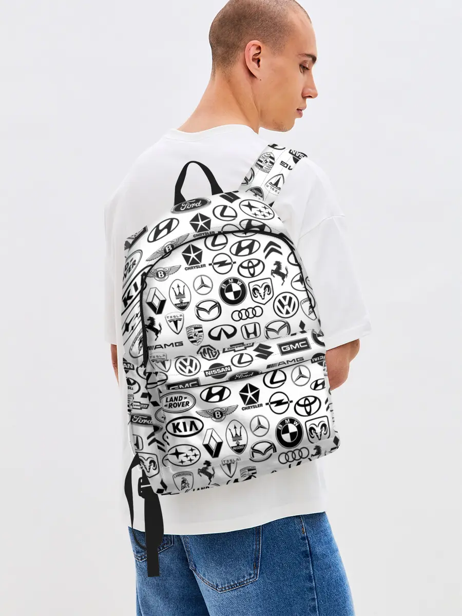 Рюкзак джинсовый / ЛОГОТИПЫ АВТО