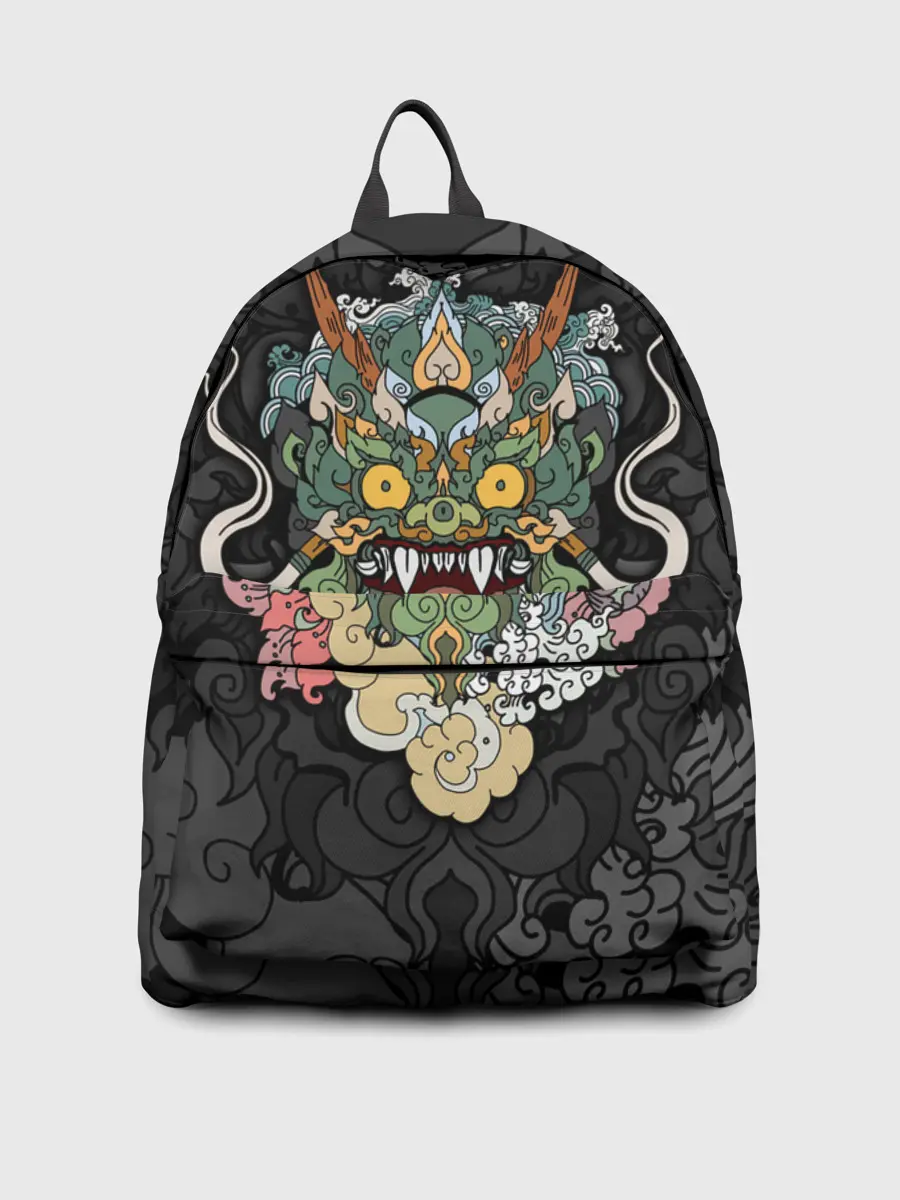 Рюкзак джинсовый / Дракон