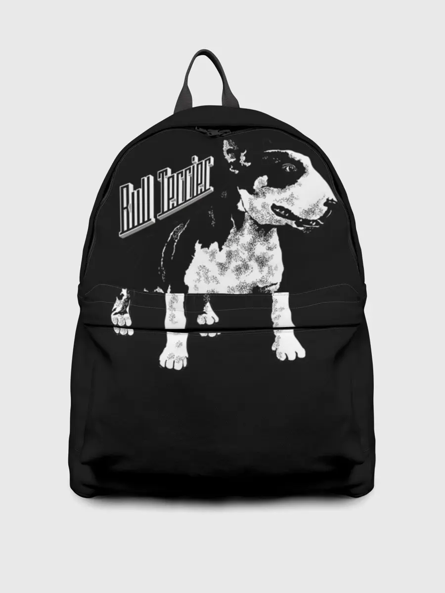 Рюкзак джинсовый / Бультерьер