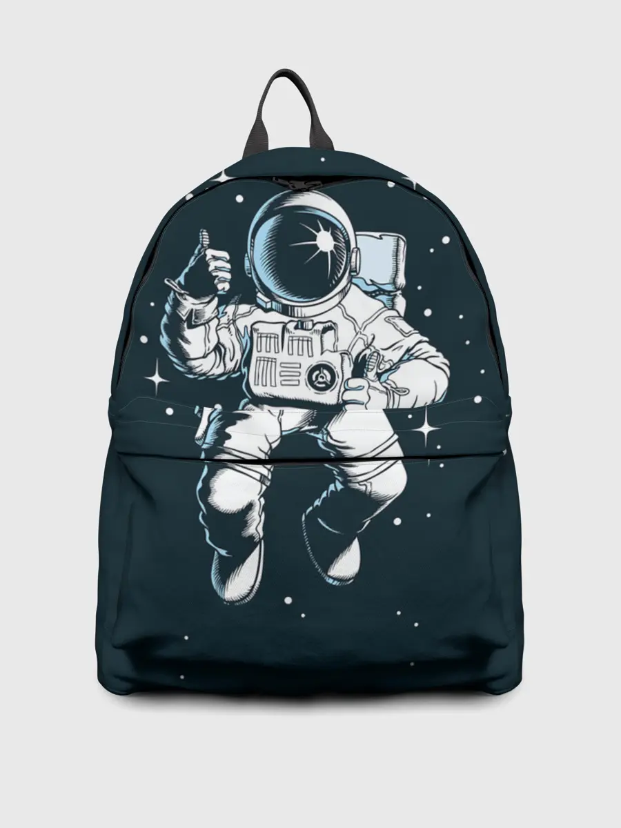Рюкзак джинсовый / Космонавт