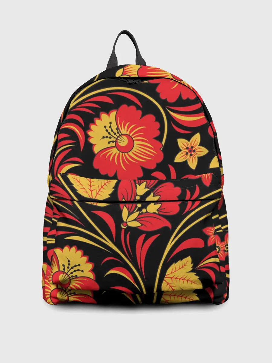 Рюкзак джинсовый / Хохлома