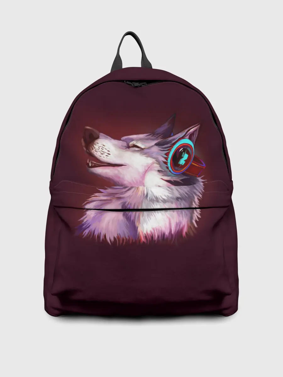 Рюкзак джинсовый / Волк