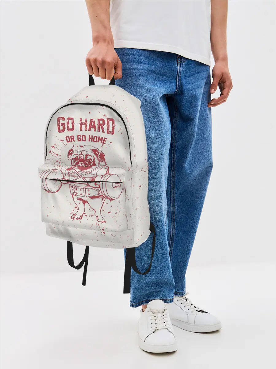 Рюкзак джинсовый / GO HARD